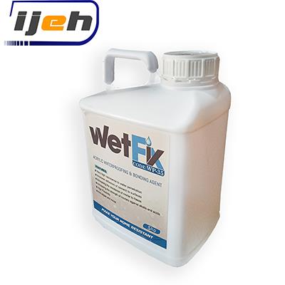 چسب واتر پروف وتفیکس – مایع اببند بتن WetFix wp-35 Acrylic waterproofing & bonding agent 5kg